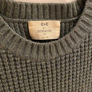 C+C Stitch Fix Forest Green Sweater